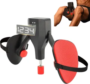 Thigh Master,Thigh Trainer,77 lbs Adjustable Inner Thigh Exerciser,Pelvic Hip Kegel Floor Trainer Strength Exercise Buttock Glute Legs Workout Equipment with Counting Display