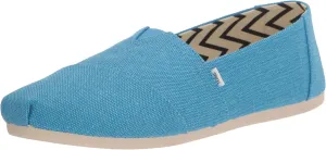 TOMS Women's Alpargata Loafer Flat, Island Blue, 7