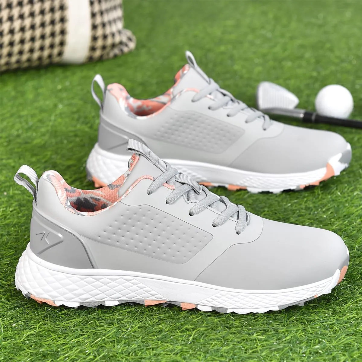 ULTIANT Women Golf Shoes Spikeless Waterproof Golf Sport Sneakers Size5-9.5