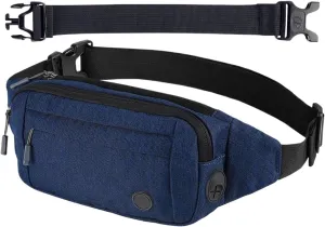 Waist Bag Pouch Bum Belt Bag Shoulder Crossbody Chest Bag Pocket Sport Jogging Hiking Hiker Fit For MAN Woman(Navy Blue)