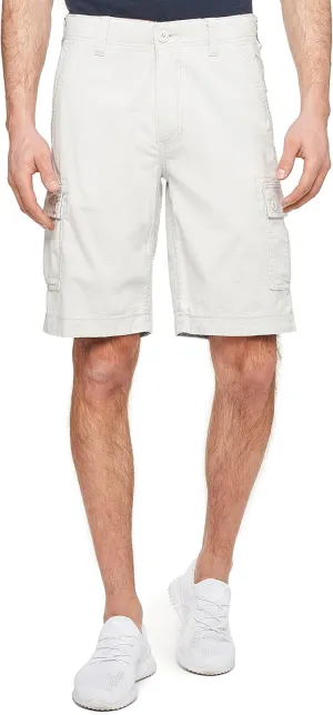 Wearfirst Men's Stretch Caution Ripstop Free-Band Day Hiker Cargo Shorts (as1, Waist, Numeric_36, Regular, Dawn Gray, 34)