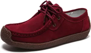 WERWAES Womens Loafers Boat Flat Shoes Slip on Casual Moccasin Shoes Comfortable Penny Loafers Fashion Ladies for Working Driving Office