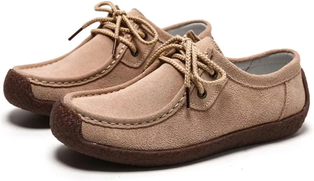 WERWAES Womens Loafers Boat Flat Shoes Slip on Casual Moccasin Shoes Comfortable Penny Loafers Fashion Ladies for Working Driving Office