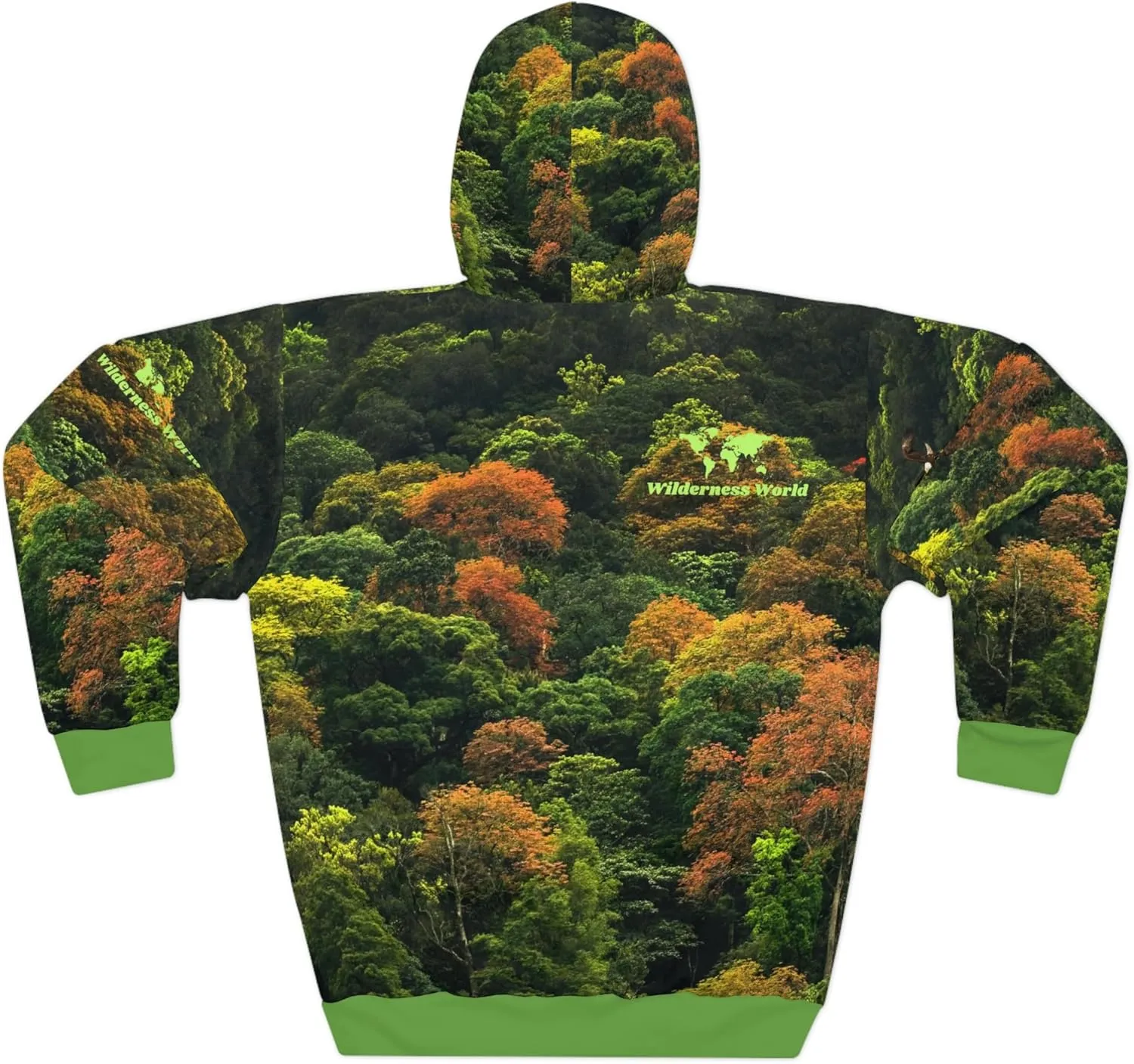 Wilderness World Athletic Hoodie - Nature-Camouflage Activewear for Outdoor Lovers, Hunting Hoodie, Gift for Hikers