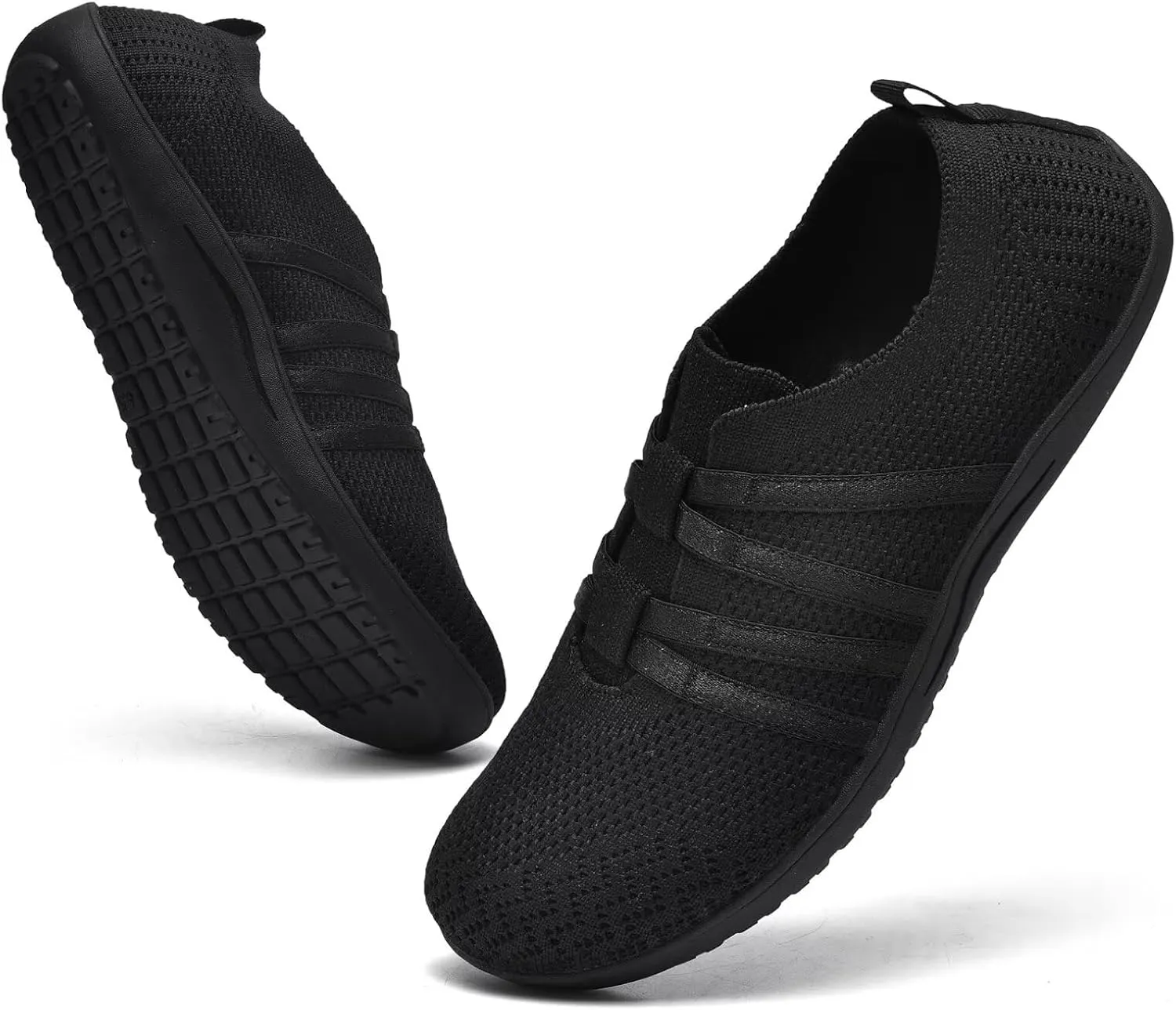 Women's Minimalist Barefoot Walking Shoes Wide Toe Box Flats Lightweight Casual Gym Athletic Sneakers