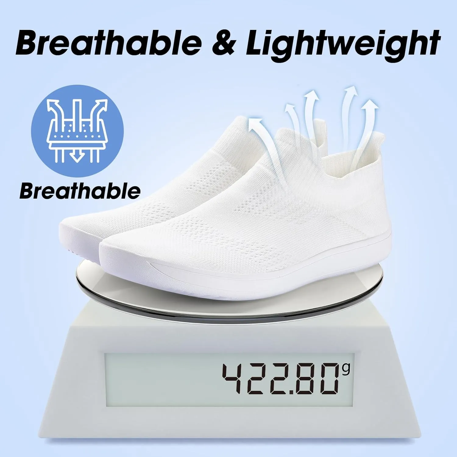 ZYEN Wide Toe Box Shoes Women Wide Width Sneakers Zero Drop Minimalist Barefoot Shoes Comfort Non-Slip Wide Running Walking Shoes